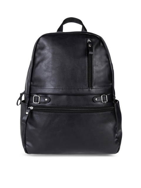 

FUR JADEN Unisex Black Solid Backpack