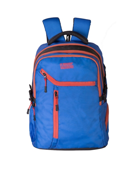 

DEVAGABOND Unisex Blue & Red Backpack