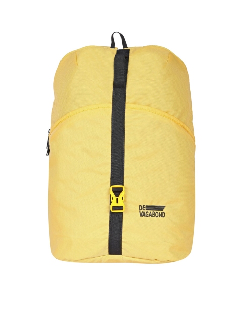 

DEVAGABOND Unisex Yellow & Grey Contrast Detail Backpack
