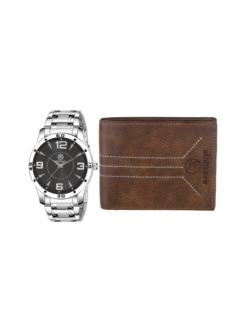 

MARKQUES Men Brown Solid Accessory Gift Set
