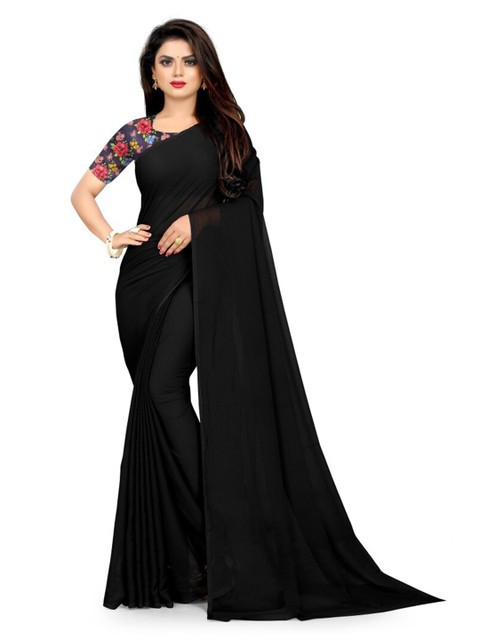 

CLOMITA Black Saree
