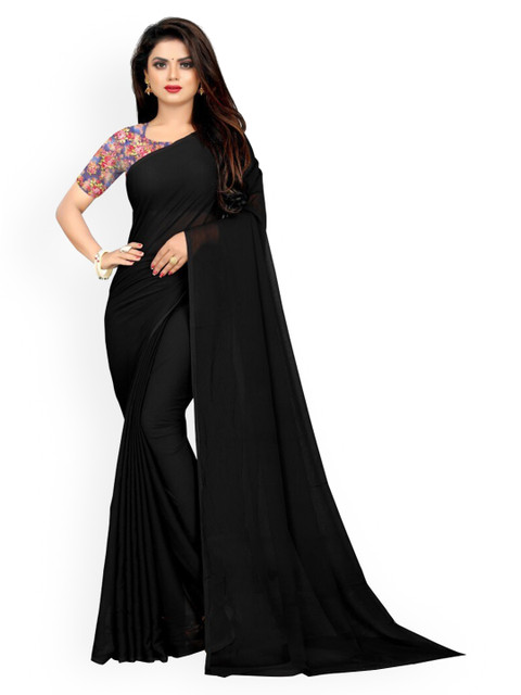 

CLOMITA Black Saree