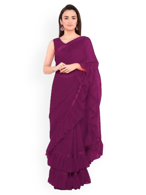 

CLOMITA Purple Saree