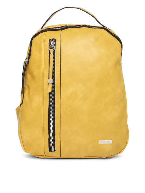 

Vero Moda Women Yellow Solid Backpack