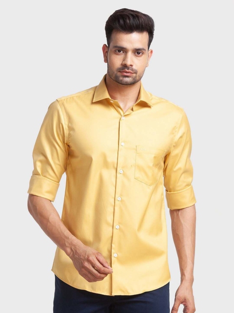 

ColorPlus Men Yellow Tailored Fit Casual Shirt
