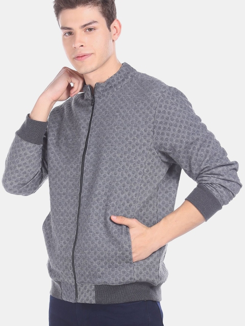 

Ruggers Men Grey Printed Sweatshirt