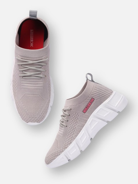 

Killer Women Woven Design Sneakers, Grey