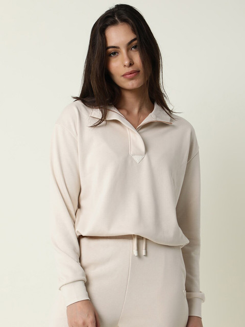 

RAREISM Women Beige Sweatshirt