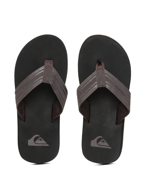 

Quiksilver Men Coffee Brown & Black Flip-Flops