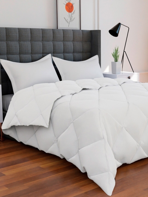 

AVI White Microfiber Mild Winter 233 GSM Double Bed Comforter