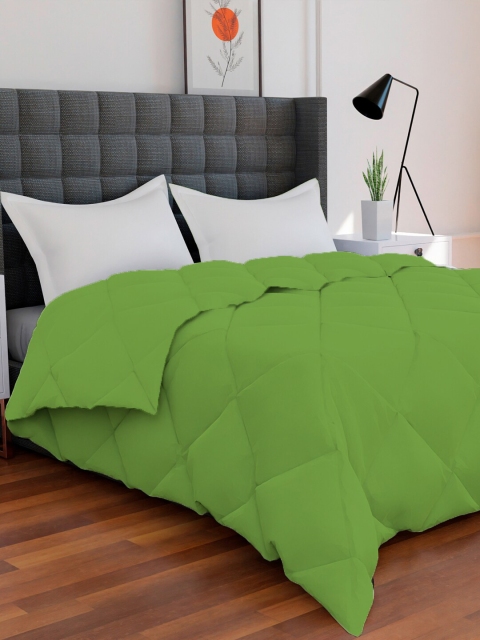 

AVI Lime Green Microfiber Mild Winter 233 GSM Double Bed Comforter