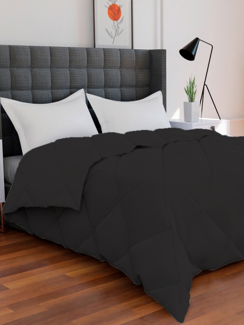 

AVI Microfiber Mild Winter 233 GSM Double Bed Comforter, Black