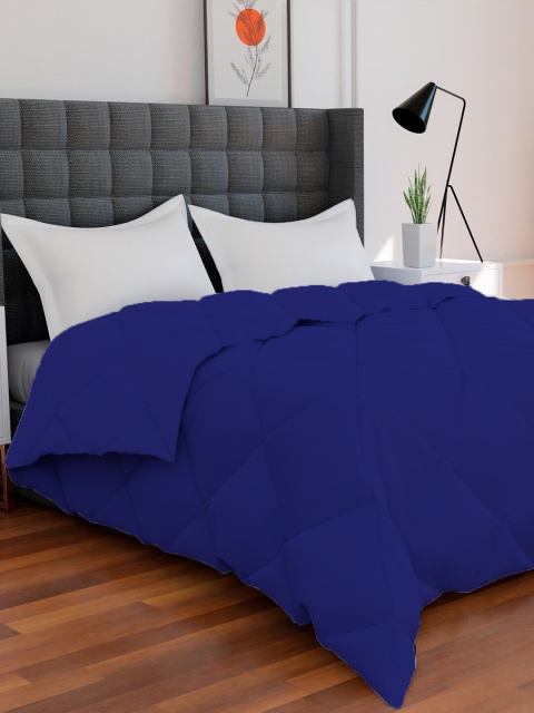 

AVI Navy Blue Microfiber Mild Winter 233 GSM Single Bed Comforter
