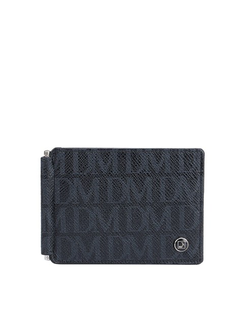 

Da Milano Men Textured Leather Money Clip, Brown