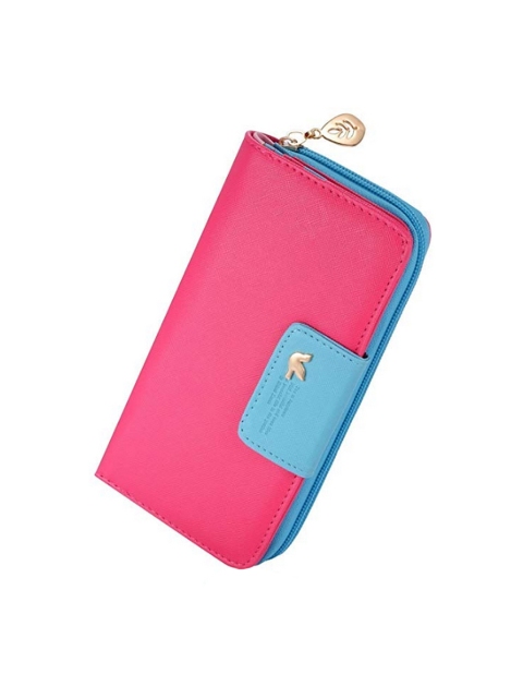 

Elios Women Pink & Blue Purse Clutch