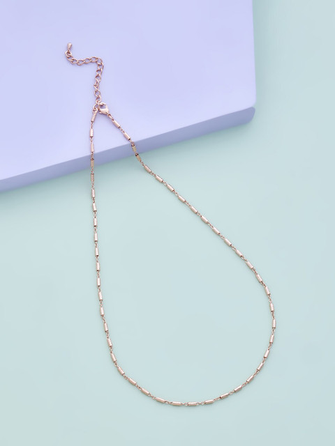 

Kushal's Fashion Jewellery Women Rose Gold Copper Rose Gold-Plated Chain