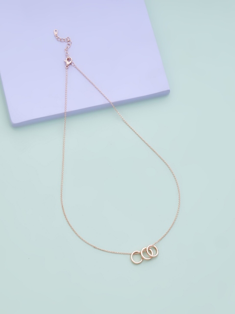 

Kushal's Fashion Jewellery Rose Gold Copper Rose Gold-Plated Chain