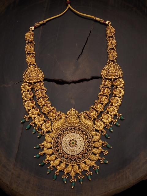 

Kushals Fashion Jewellery Gold-Toned 92.5 Silver Necklace