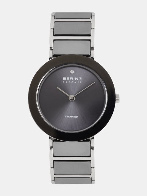 

BERING Women Gunmetal-Toned Ceramic Sapphire Crystal Analogue Watch 11429, Metallic