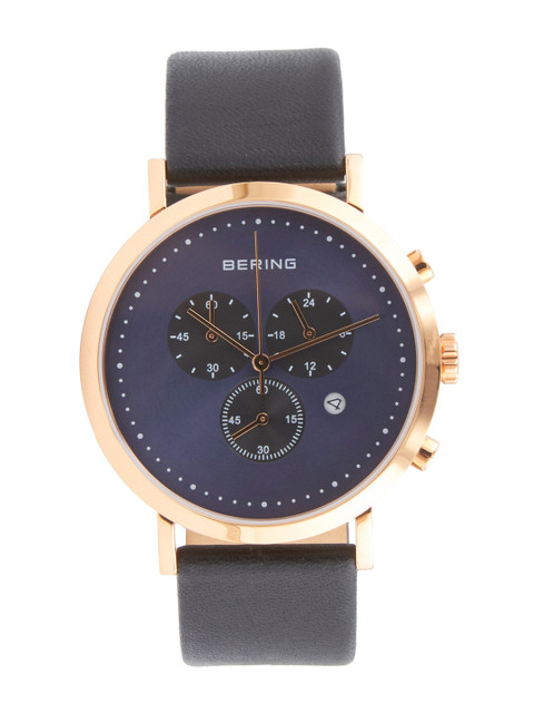 

BERING Men Blue Classic Sapphire Crystal Analogue Watch 10540-567