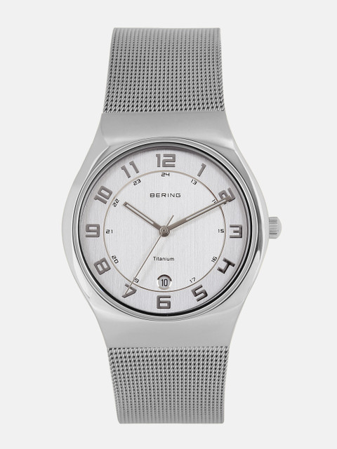 

BERING Men White Classic Sapphire Crystal Analogue Watch 11937-000