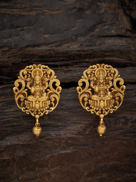 

Kushal's Fashion Jewellery Gold Plated Classic Stud Earrings