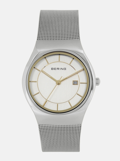 

BERING Men Gold-Toned Classic Sapphire Crystal Analogue Watch 11938-001