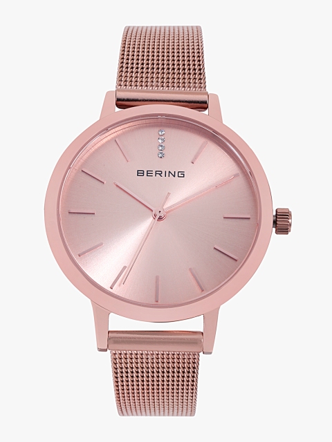 

BERING Women Rose Gold Analogue Watch