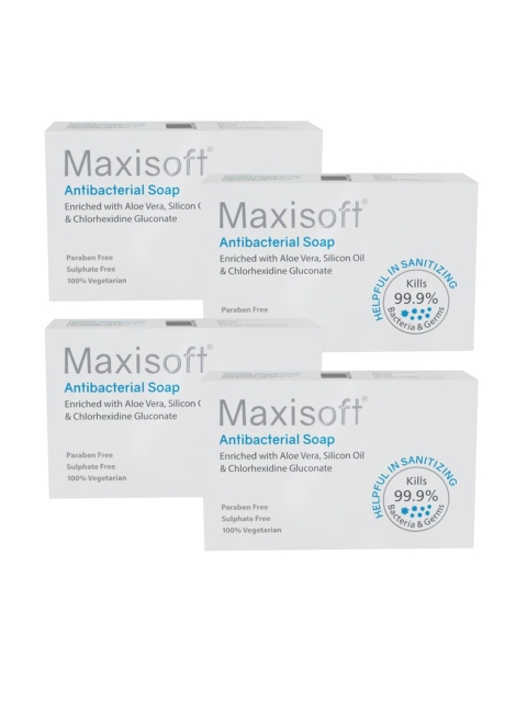 

Maxisoft Set Of 4 Antibacterial Sanitizing Soap 300gm, Na