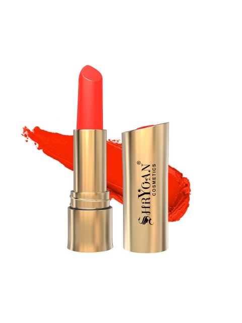 

SHRYOAN Matte Longlasting Non Transfer Lipstick - Mahogany - 3.8 gm, Brown