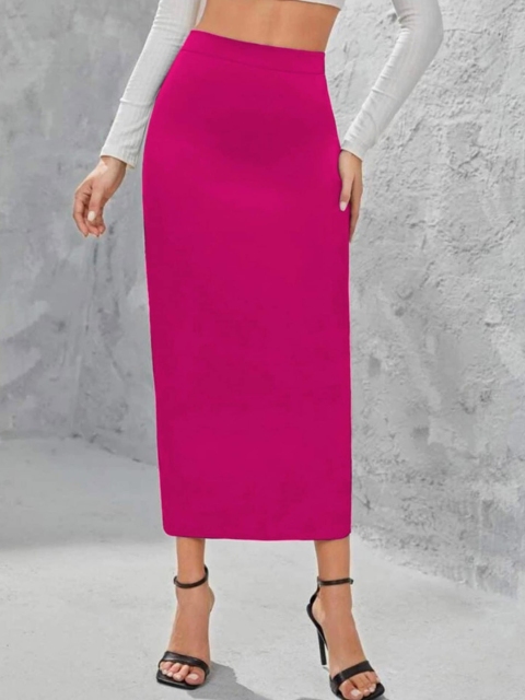 

Dream Beauty Fashion Women Pink Solid Skirt