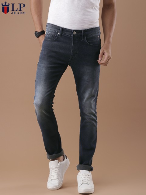 

Louis Philippe Jeans Men Blue Skinny Fit Low-Rise Clean Look Stretchable Jeans