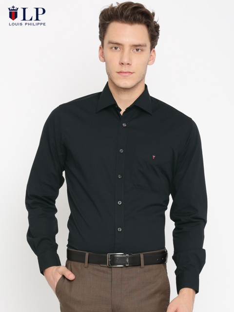 

Louis Philippe Sport Men Black Jermyn Tailored Fit Solid Formal Shirt