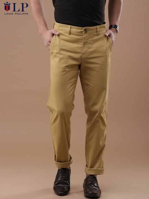 

Louis Philippe Sport Men Khaki Regular Fit Solid Chinos