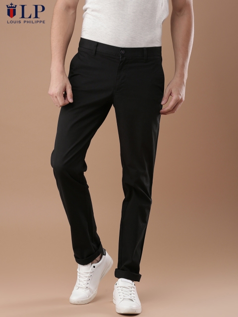 

Louis Philippe Sport Men Black Slim Fit Solid Chinos