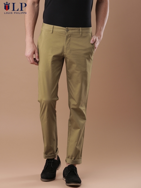 

Louis Philippe Sport Men Khaki Slim Fit Solid Chinos