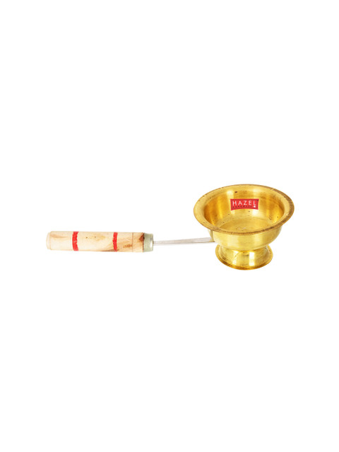 

HAZEL Gold-Toned Dhoop Dani With Handle Kapur Dani