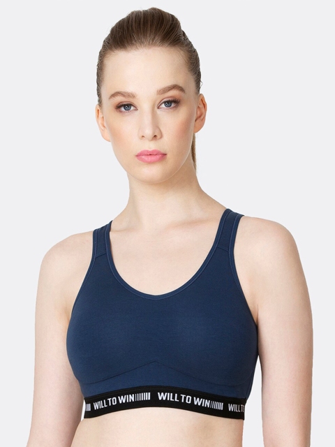 

Van Heusen Teal Blue Non- Padded Workout Bra ILIBRAAWSSGY44006