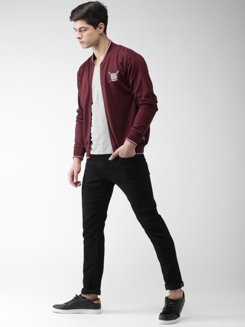 

Harvard Men Maroon Solid Sweatshirt