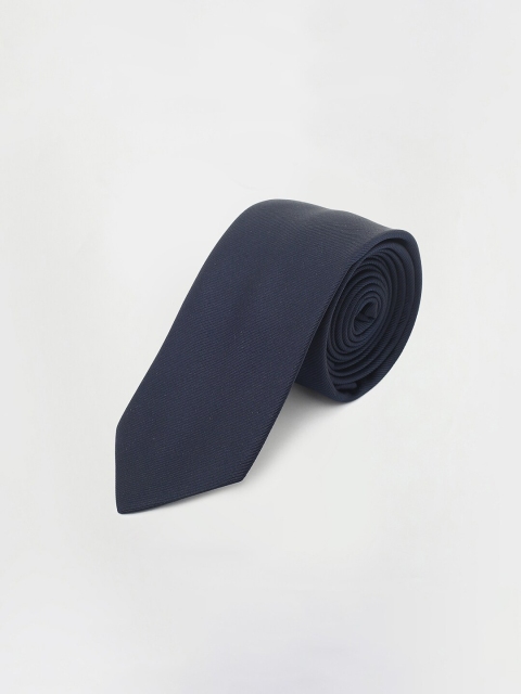 

CODE by Lifestyle Men Navy Blue Microfiber Broad Tie
