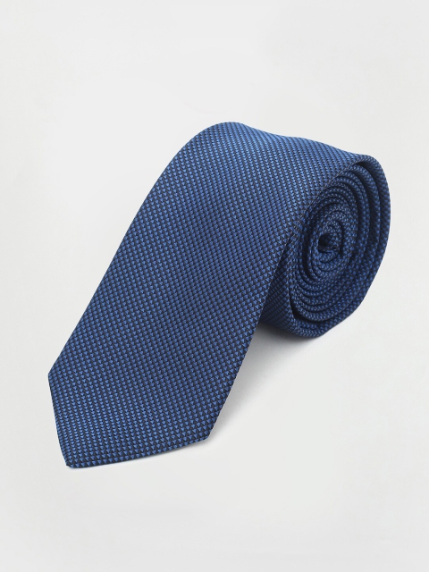 

CODE by Lifestyle Men Navy Blue Printed Broad Tie
