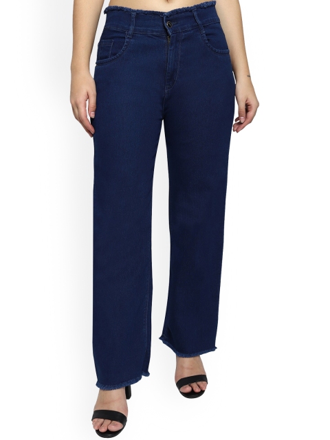 

LIVE OK Women Boyfriend Fit Stretchable Jeans, Blue