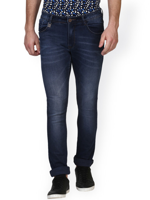 

Parx Men Blue Slim Fit Mid-Rise Clean Look Jeans