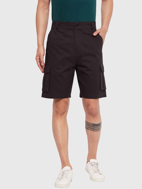 

CHILL WINSTON Men Black Cargo Shorts