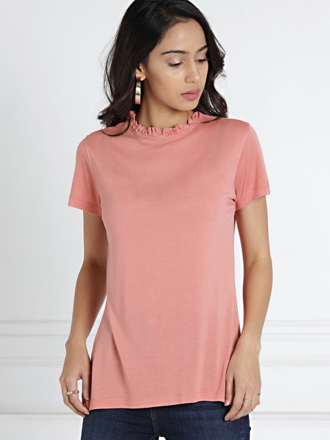 

all about you Women Pink Solid Top