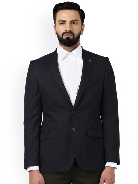 

Raymond Black Single-Breasted Formal Blazer
