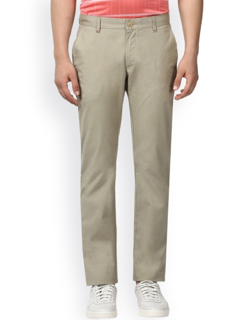 

Raymond Men Beige Tailored Slim Fit Solid Chinos