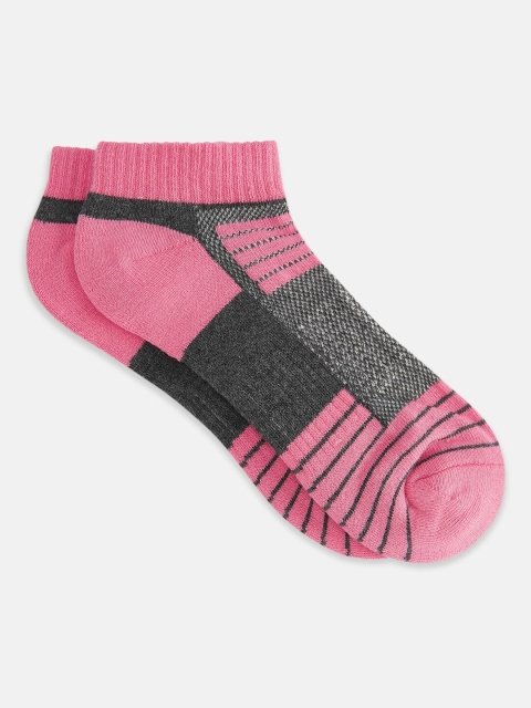 

Ajile by Pantaloons Women Pink Patterned Ankle-Length Socks
