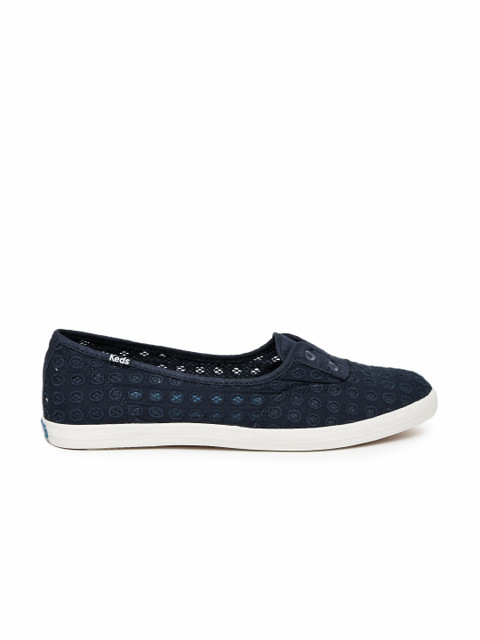 

Keds Women Navy Blue Patterned Slip-On Sneakers
