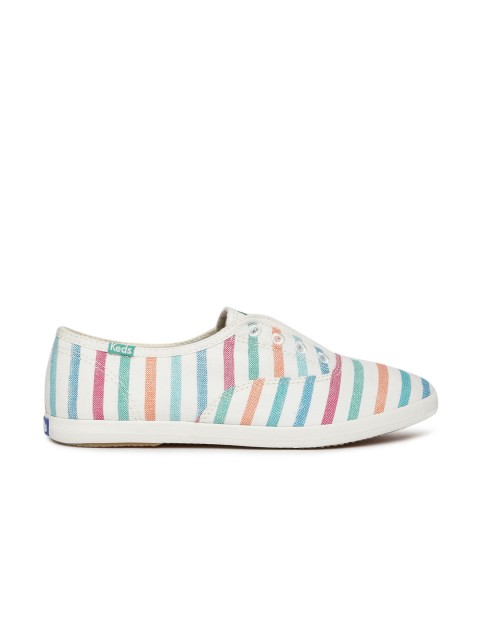 

Keds Women Off-White CHILLAX BRETON STRIPE Slip-On Sneakers